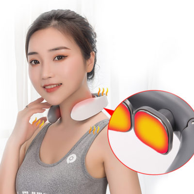 Neck massager with heat vibration